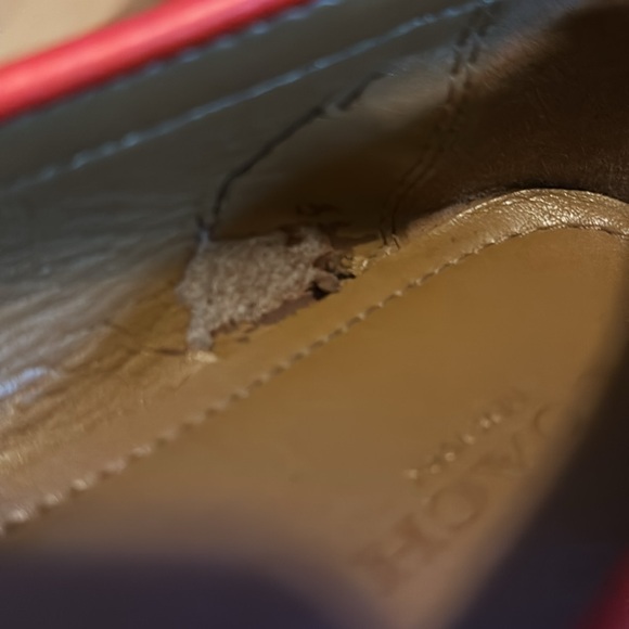 Classic Red Coach Slip Ons - Picture 6 of 7